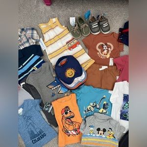 Baby Boy Clothing and Shoe Bundle